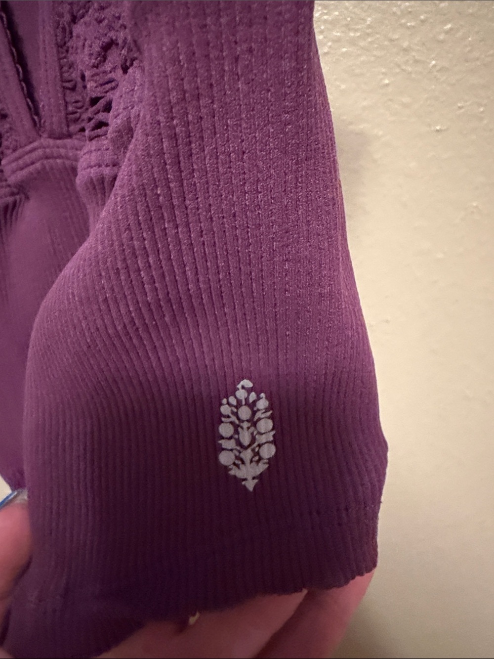FP Movement by Free People Purple Lace Racerback Bralette Tank - Picture 2 of 4